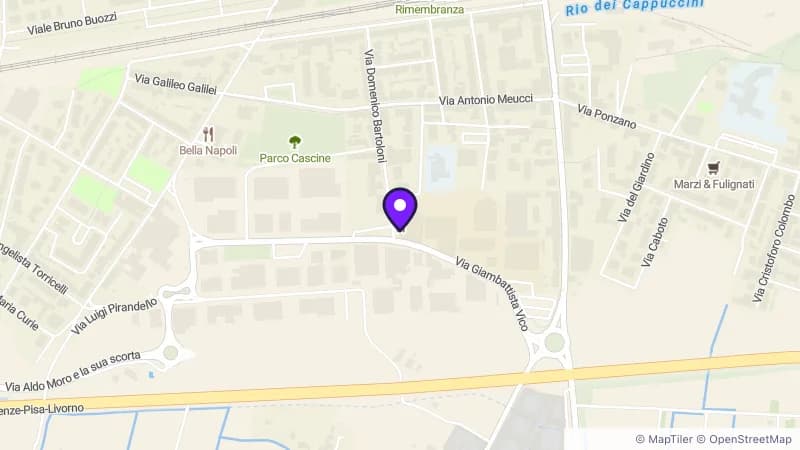 Mappa: Via Domenico Bartoloni 99